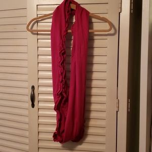 L.L.Bean Ruffle Edge Infinity Scarf 11W - 32L
